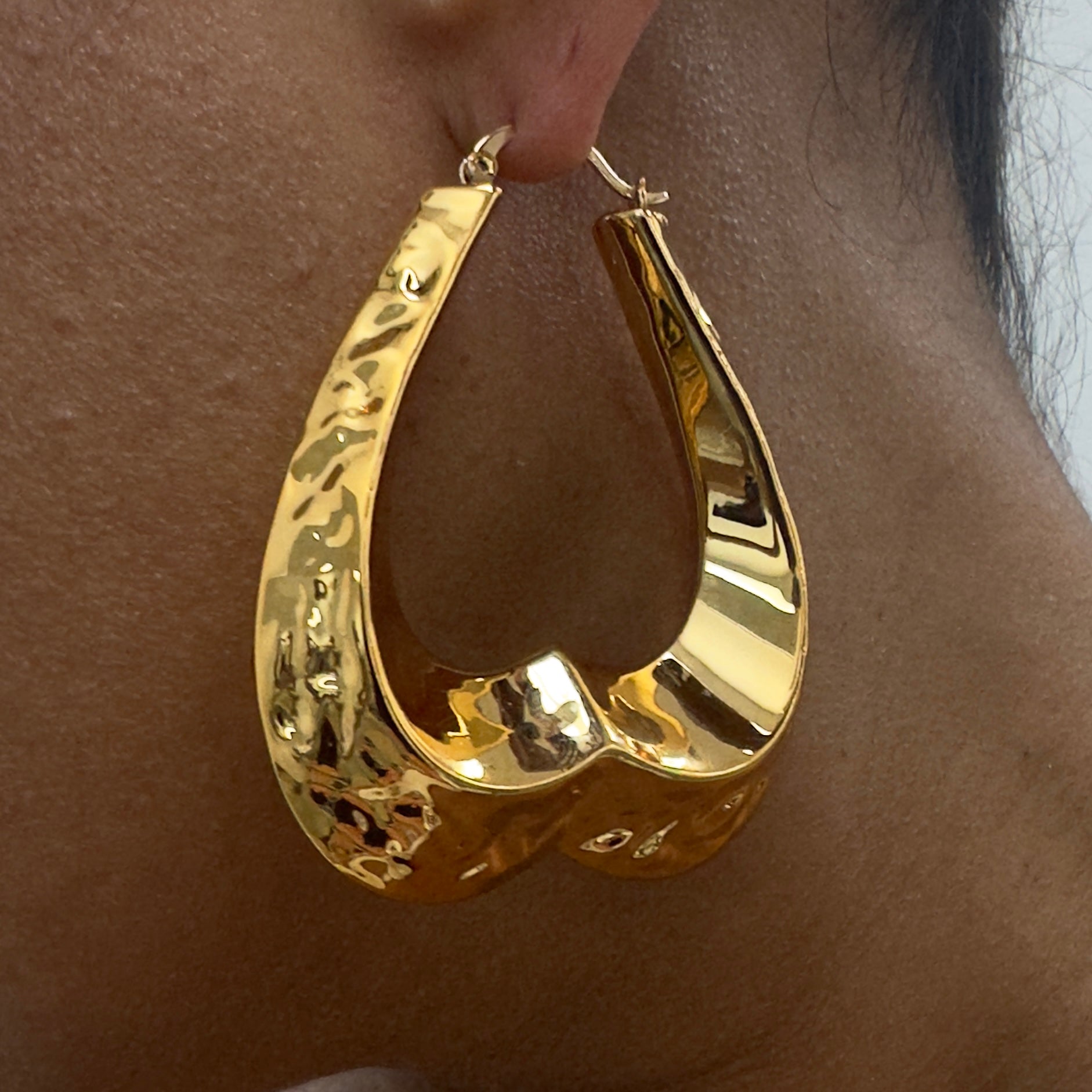 Sculpted Hoop Earrings