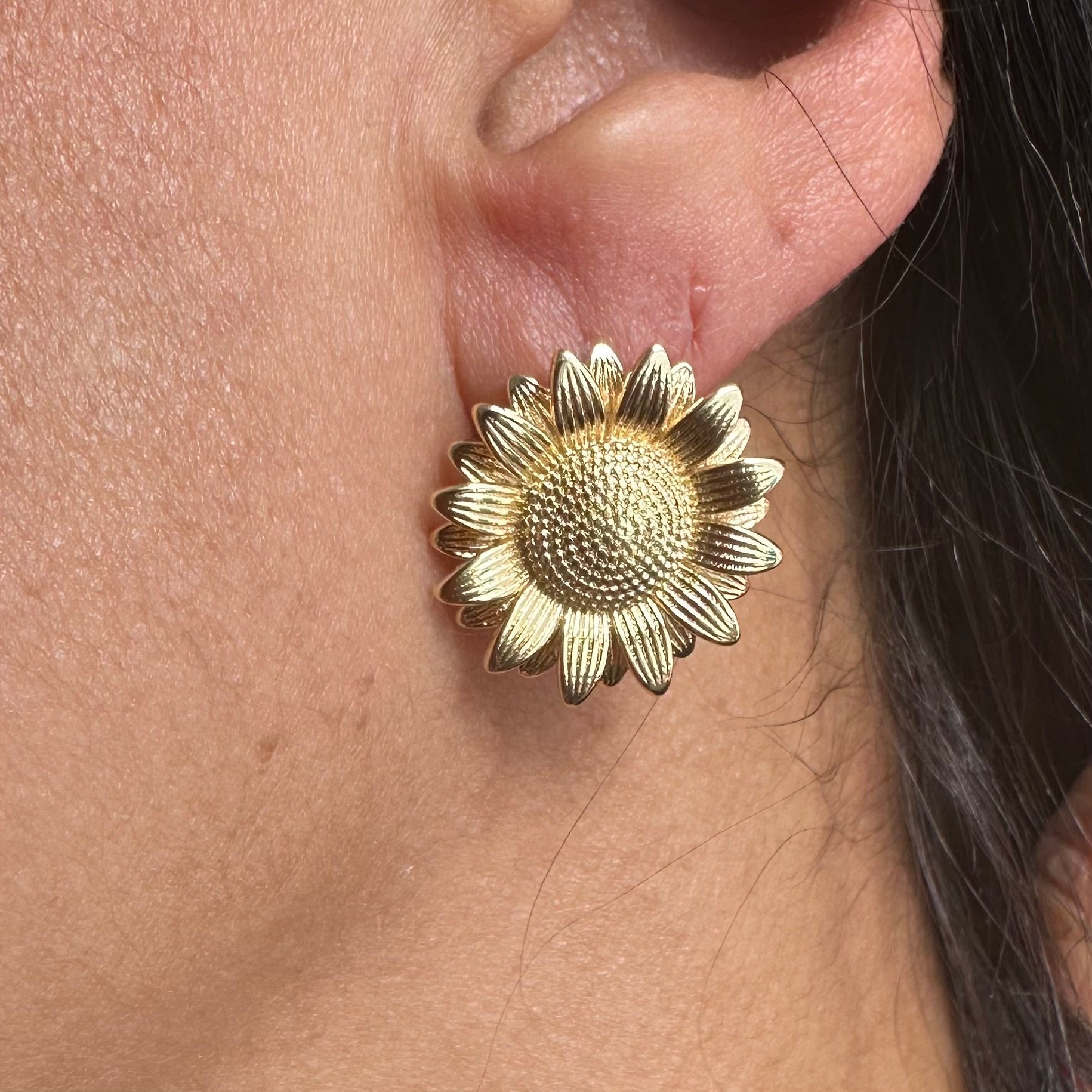 Sunflower Stud Earrings