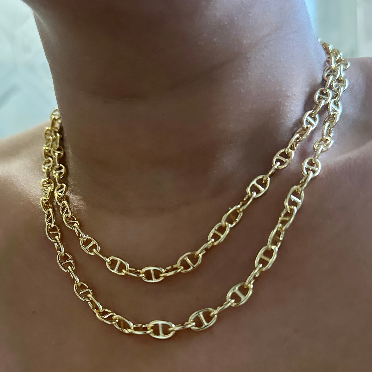 Delicate Gucci Link Necklace