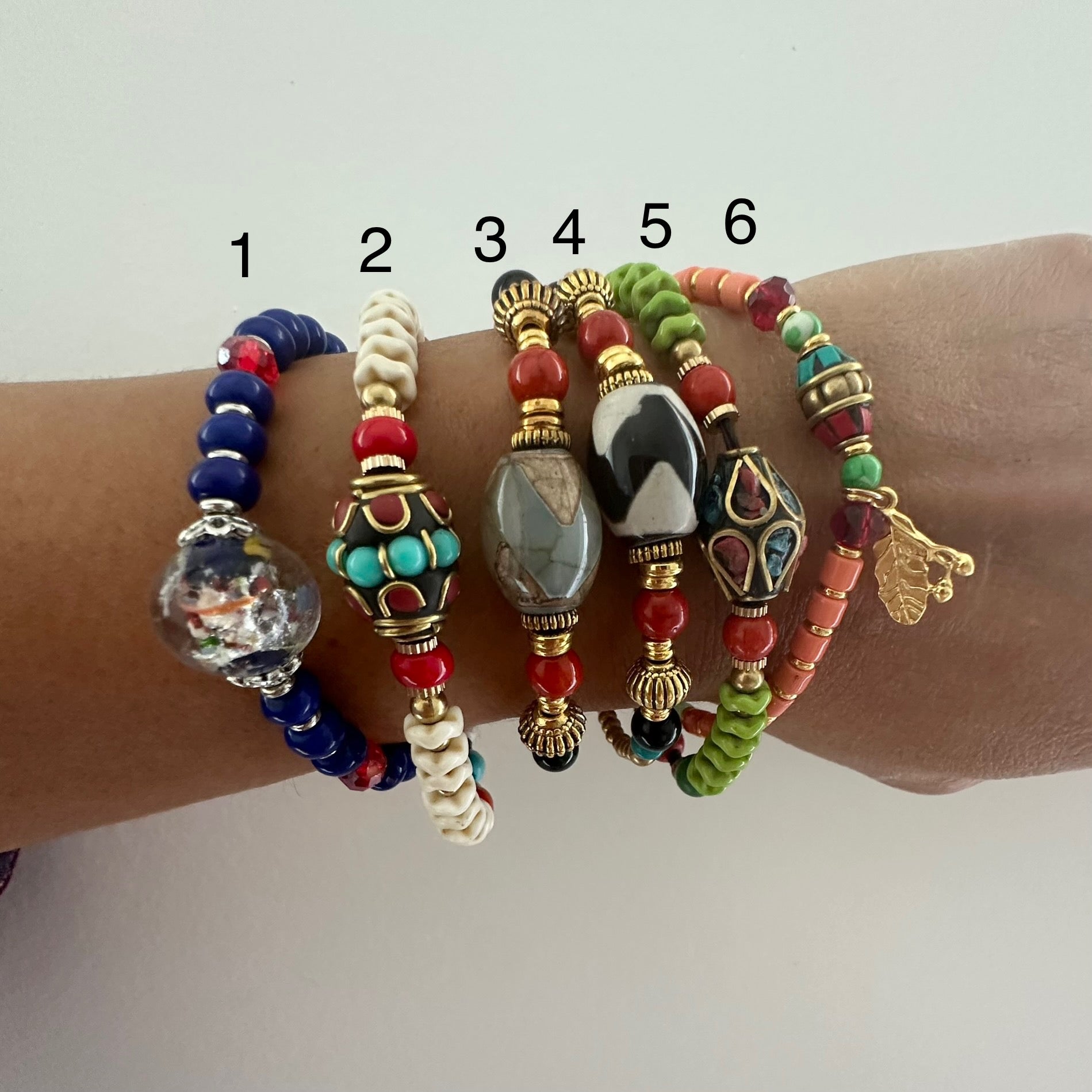 Elements of Earth Beads Bracelet