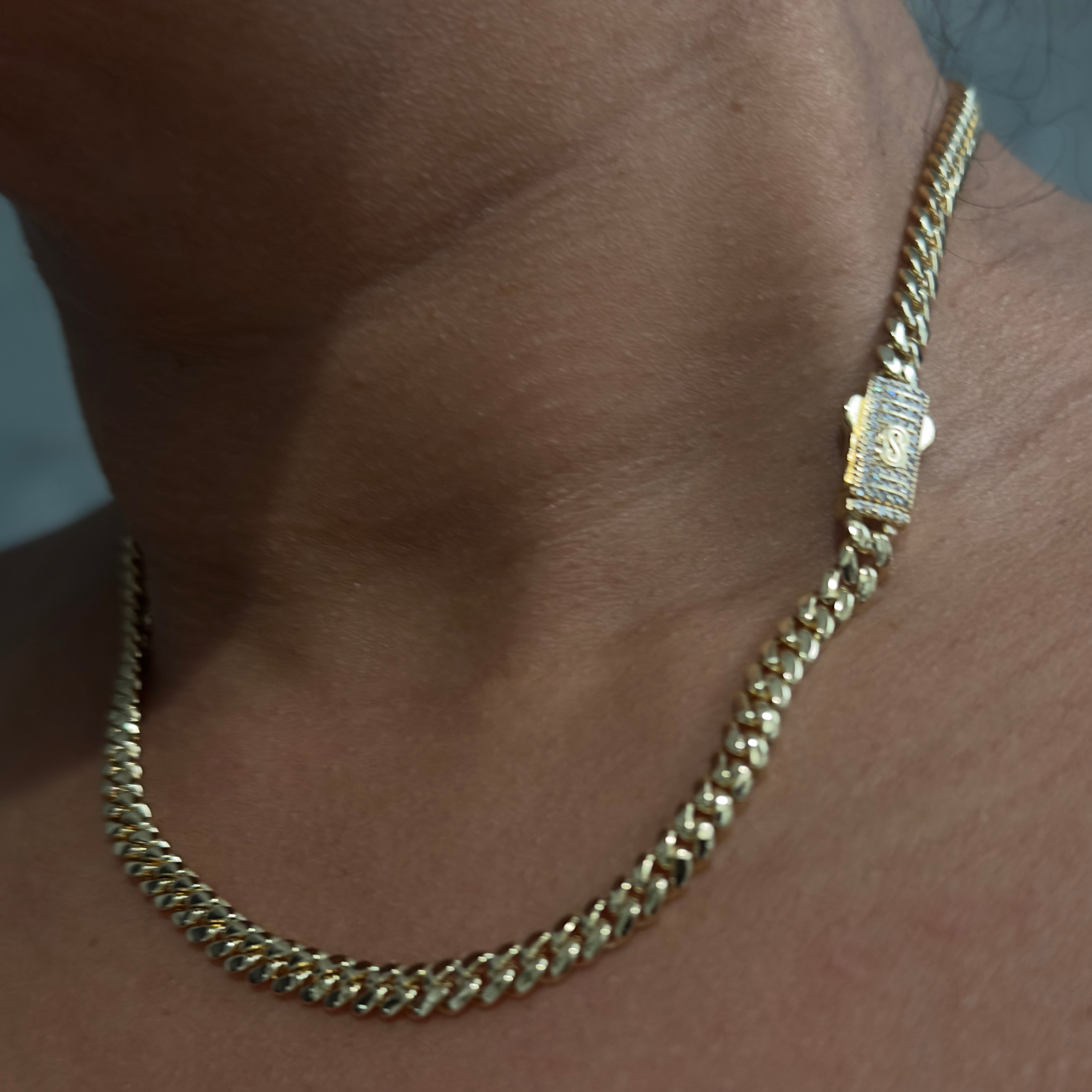 Micro Monoco Cuban Necklace