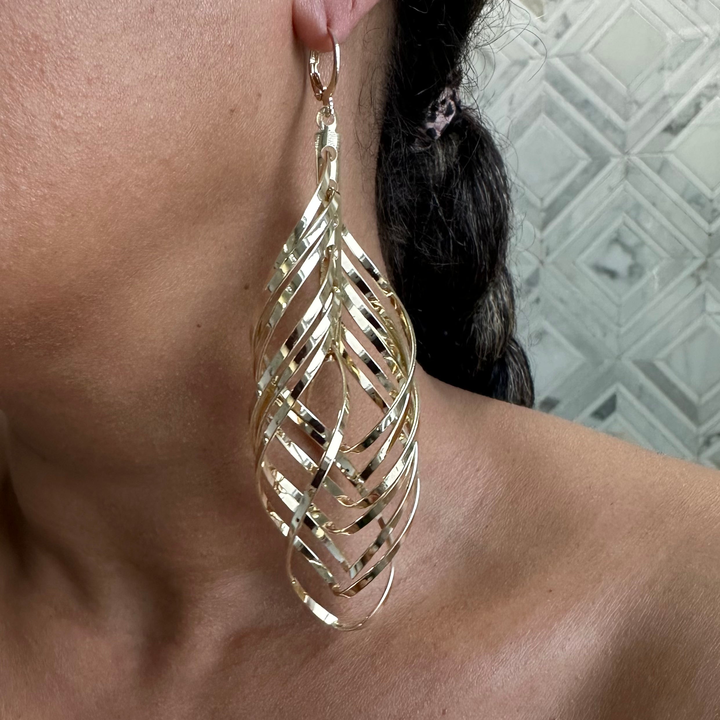 Twirl Drop Earrings