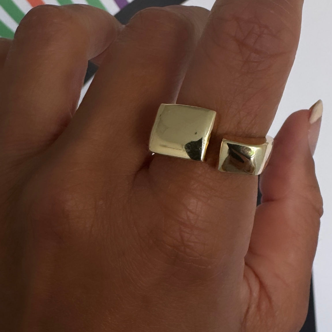 Duo Square Ring