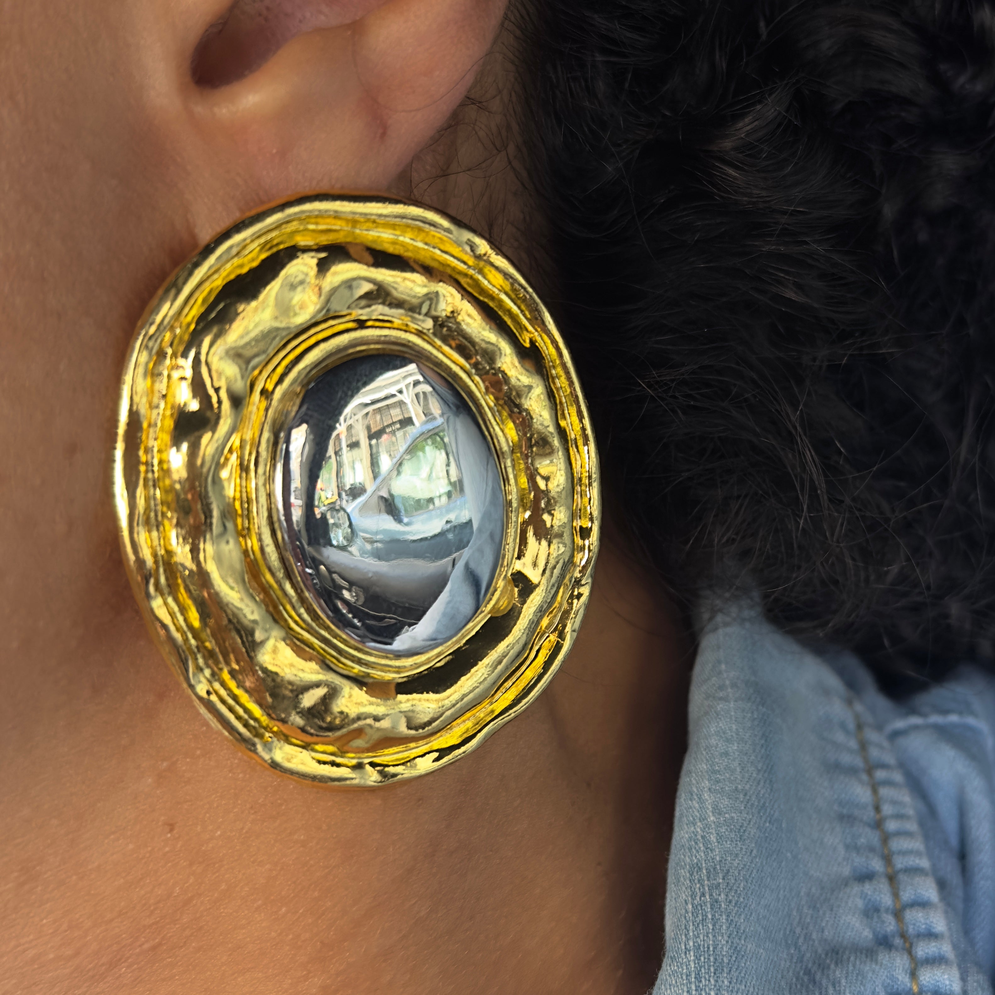 Metal & Fire Earrings