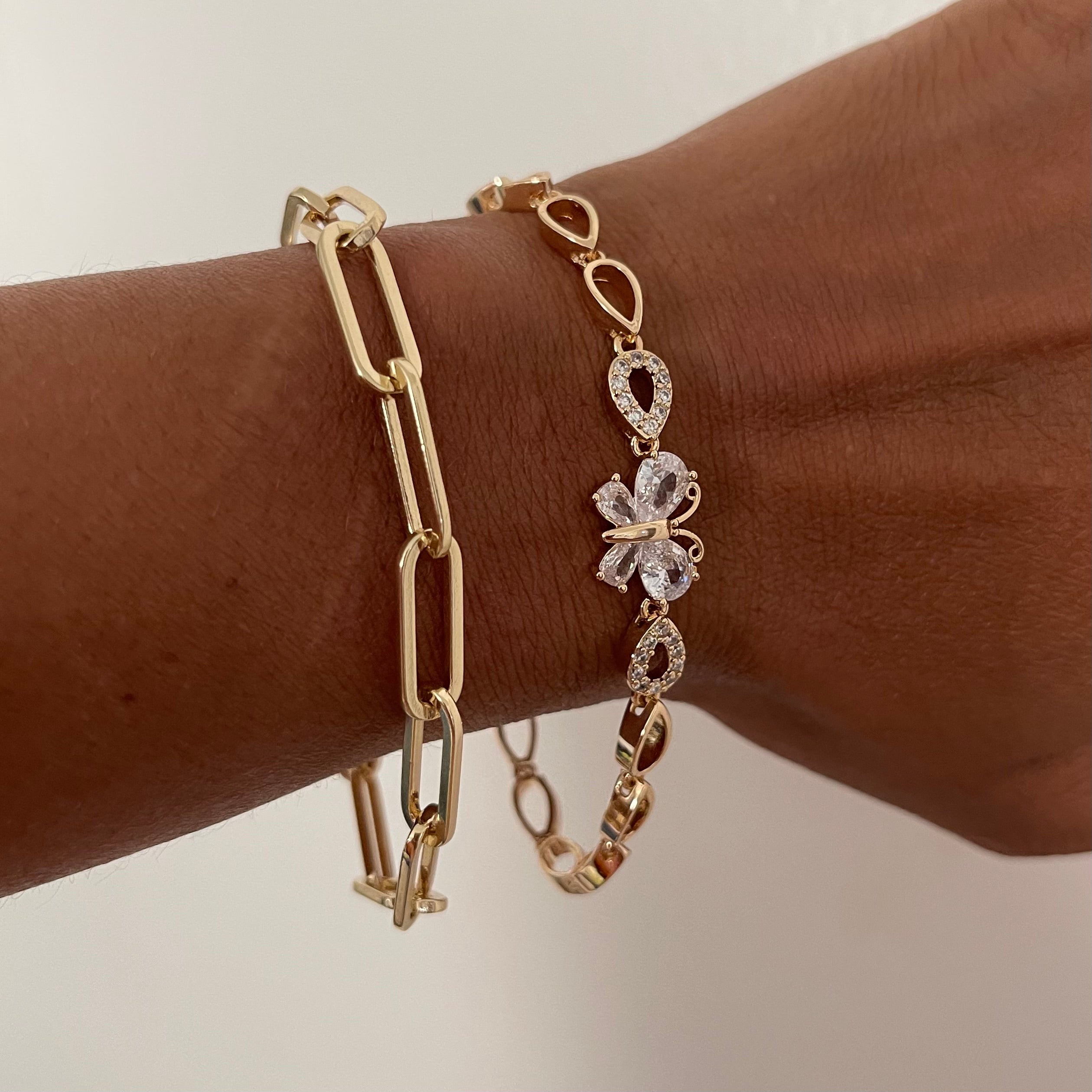 Duo Butterfly Bracelet Set