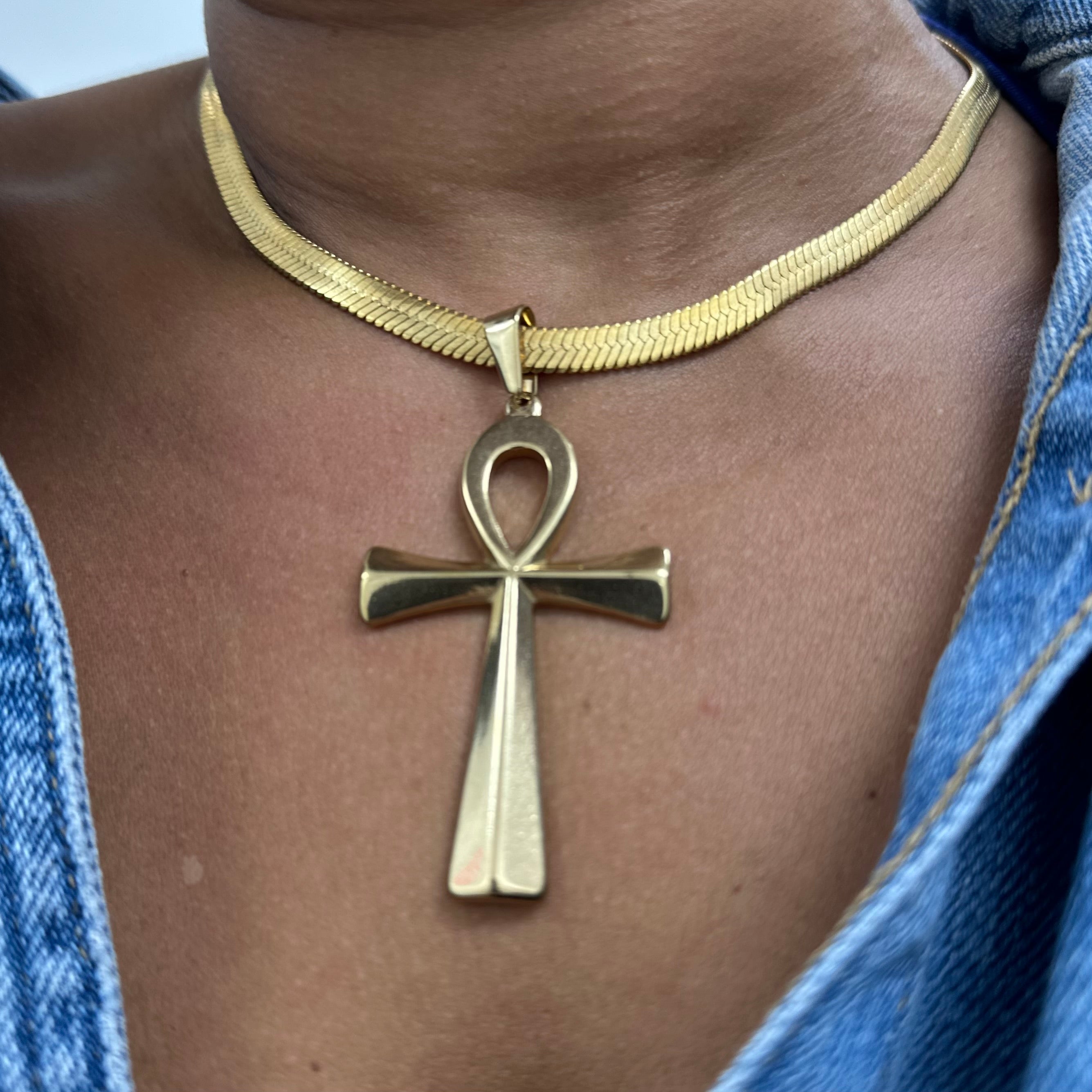 Oversized Ankh Necklace