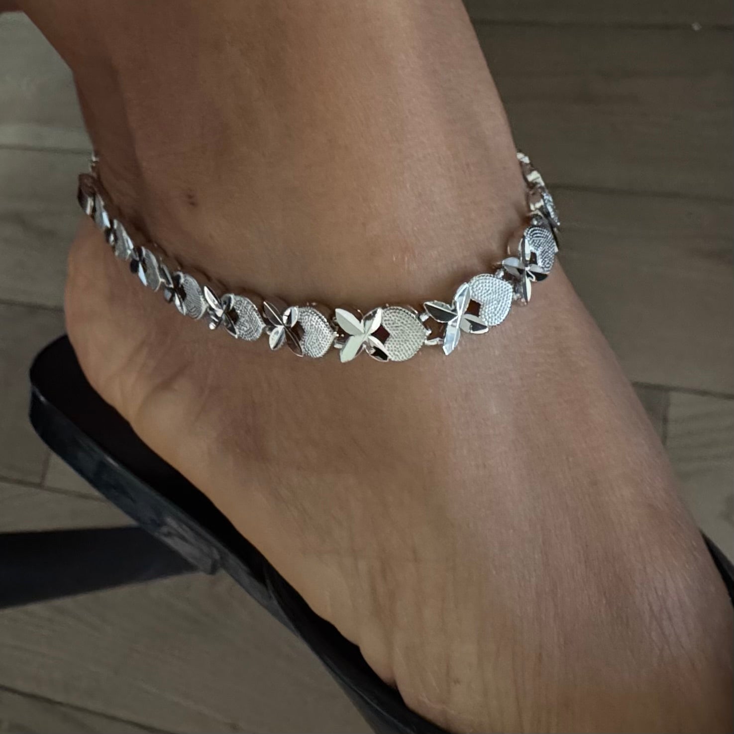 X❤️X❤️ Diamond Cut Anklet