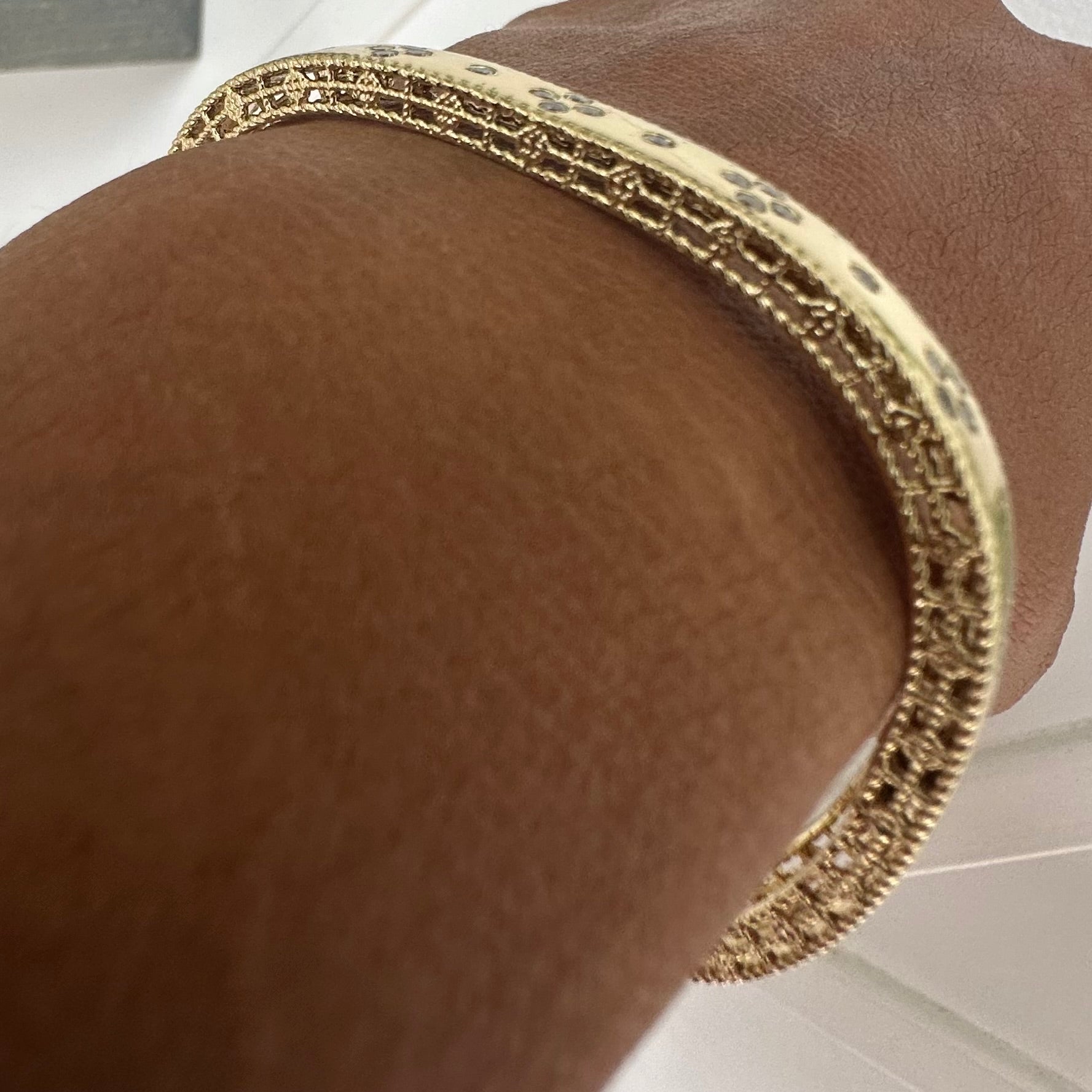 Square Spot Bangle