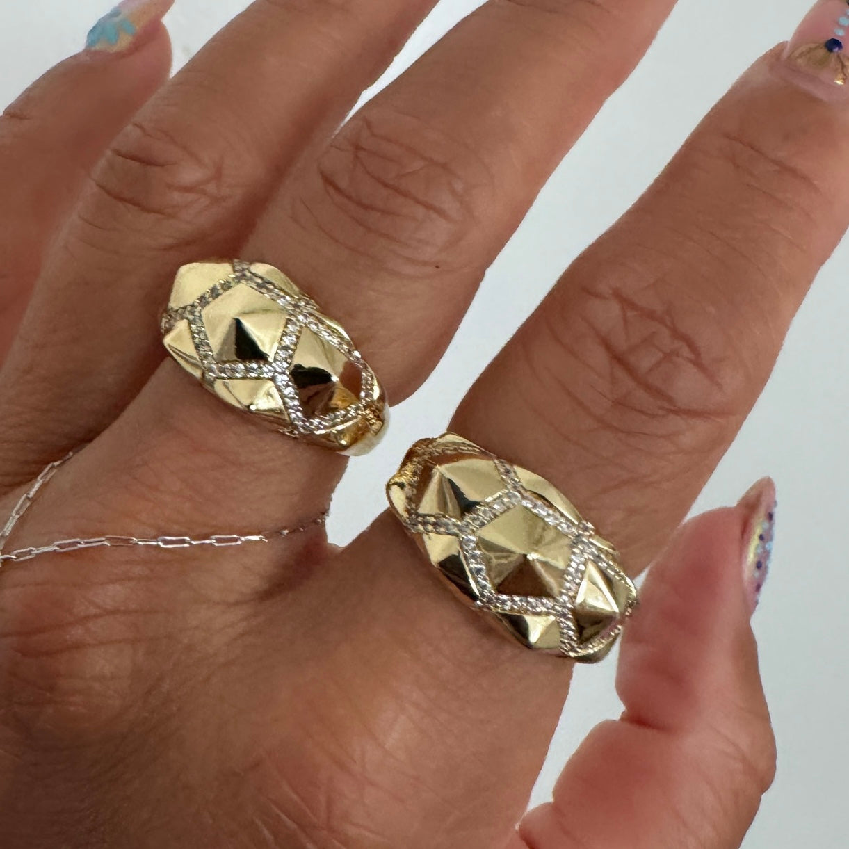 Dome Prism Rings
