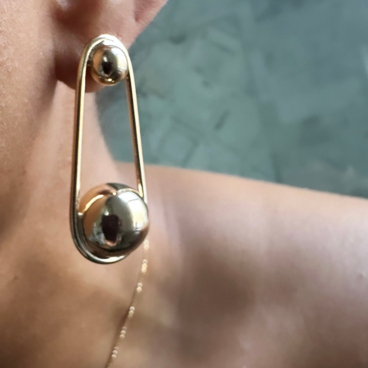 Dúo Ball Drop Earrings