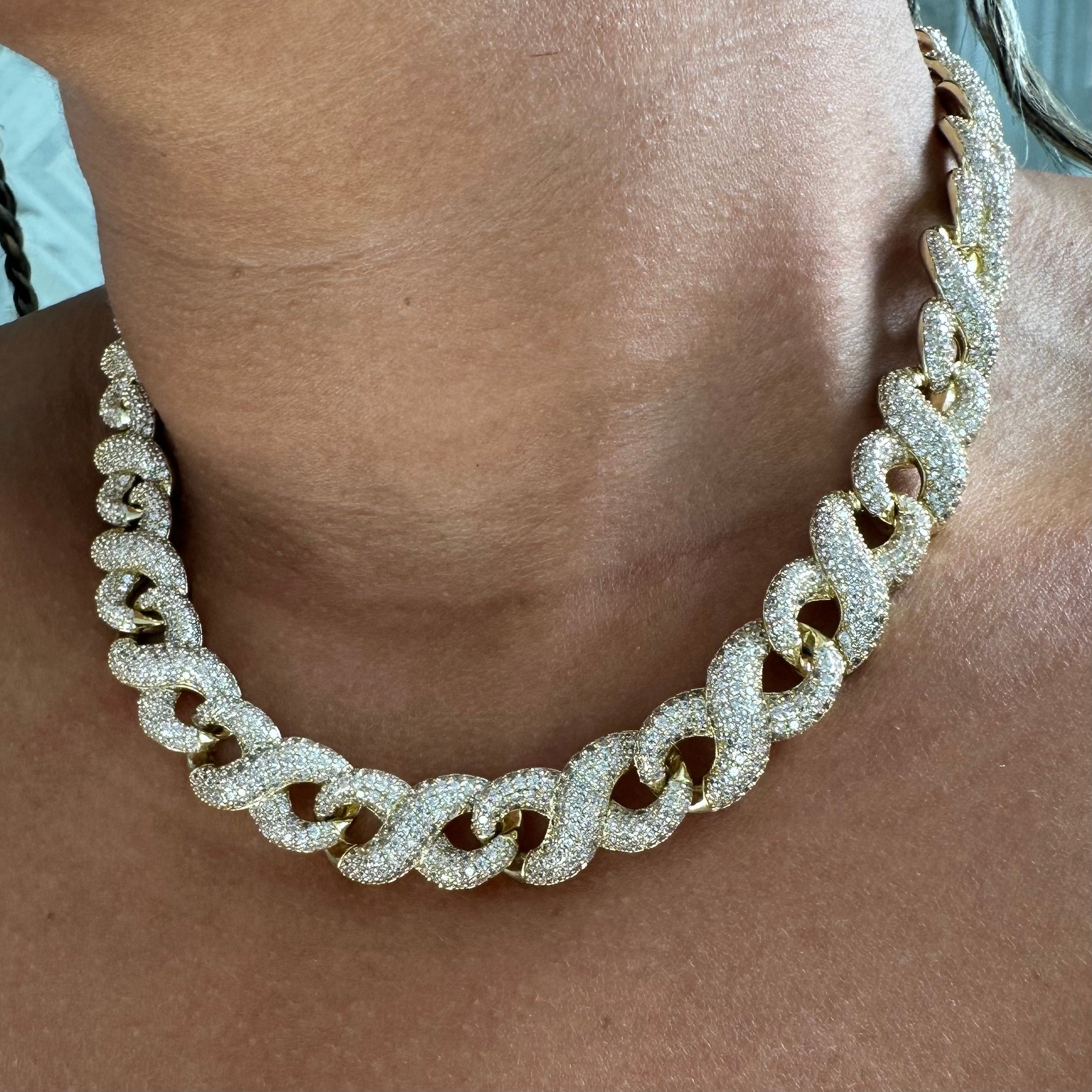 Infinity Cuban Necklace