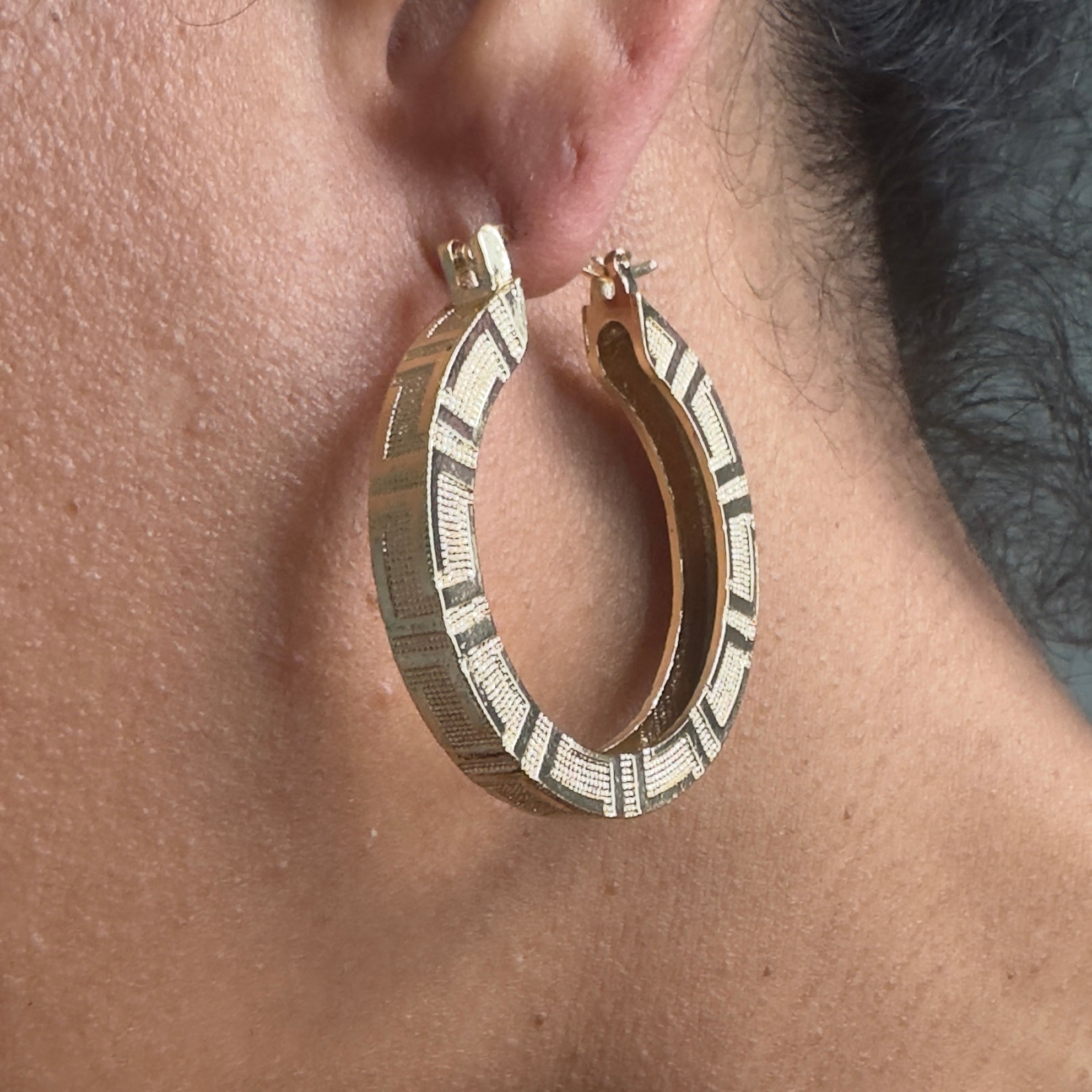 Brickhouse Hoop Earrings