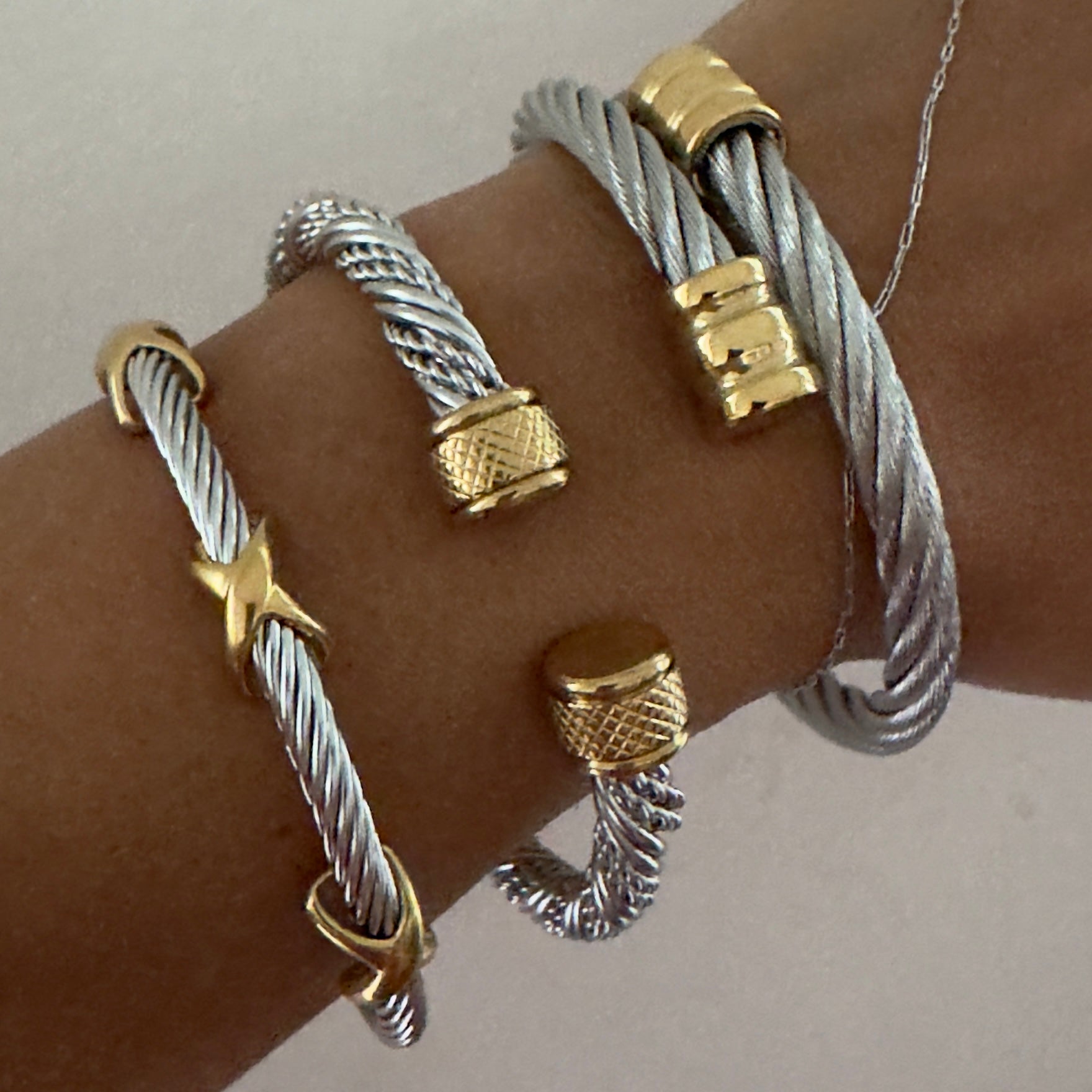 Cable Bangles
