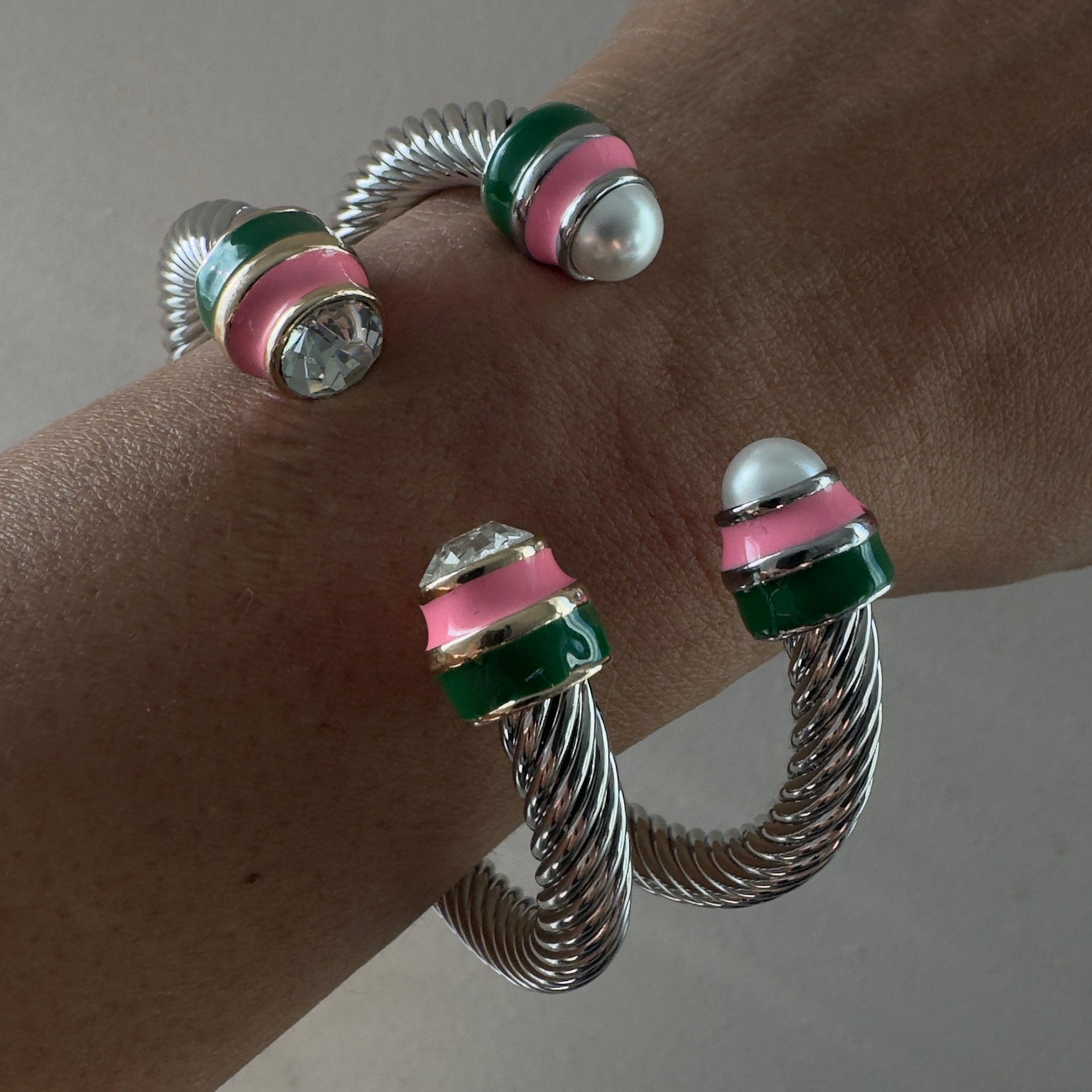 Color cable Bangles