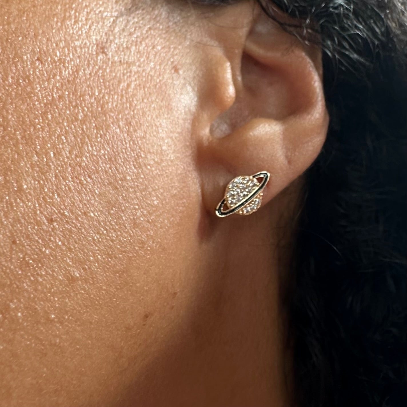 Saturn Stud Earrings