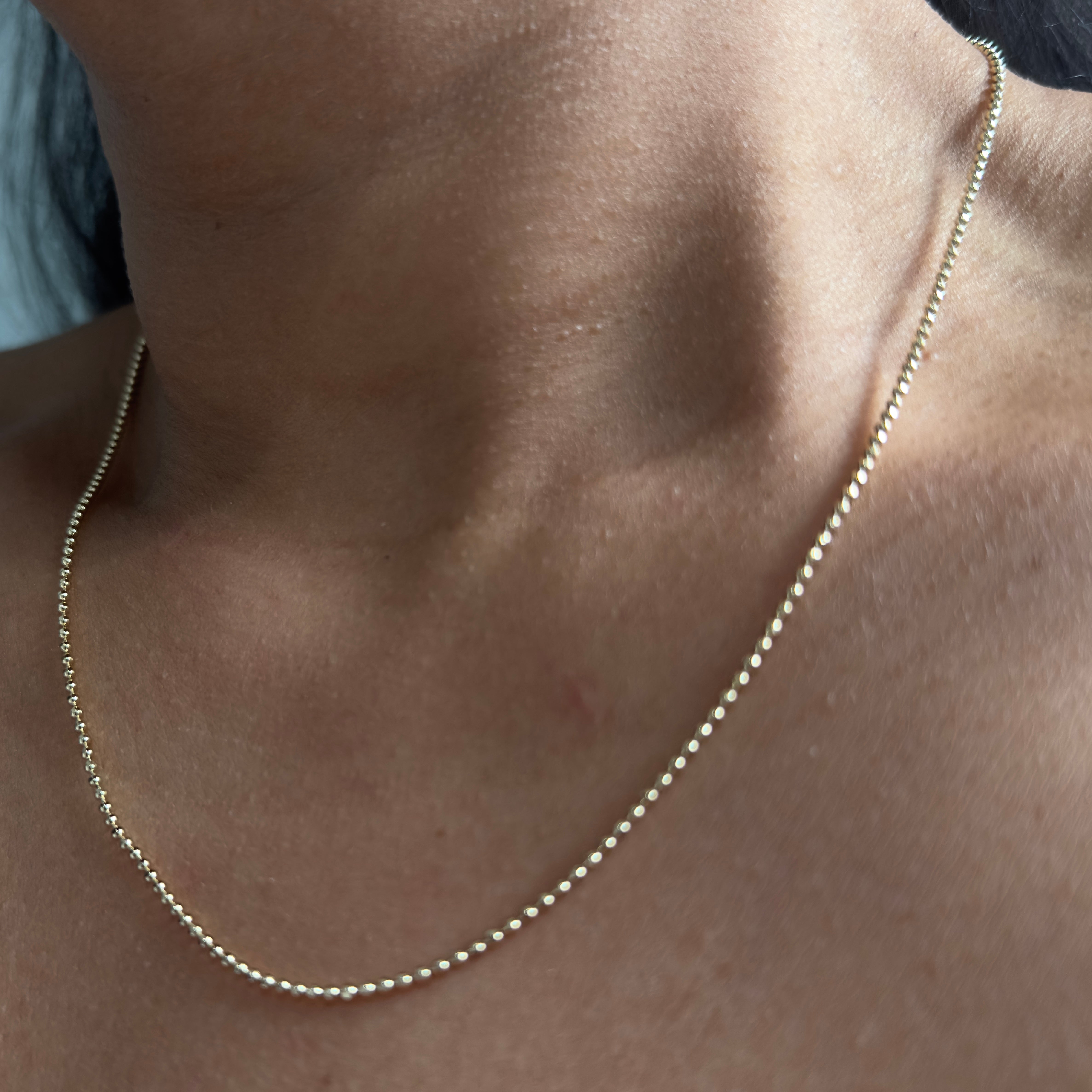 Micro Dog Tag Chain