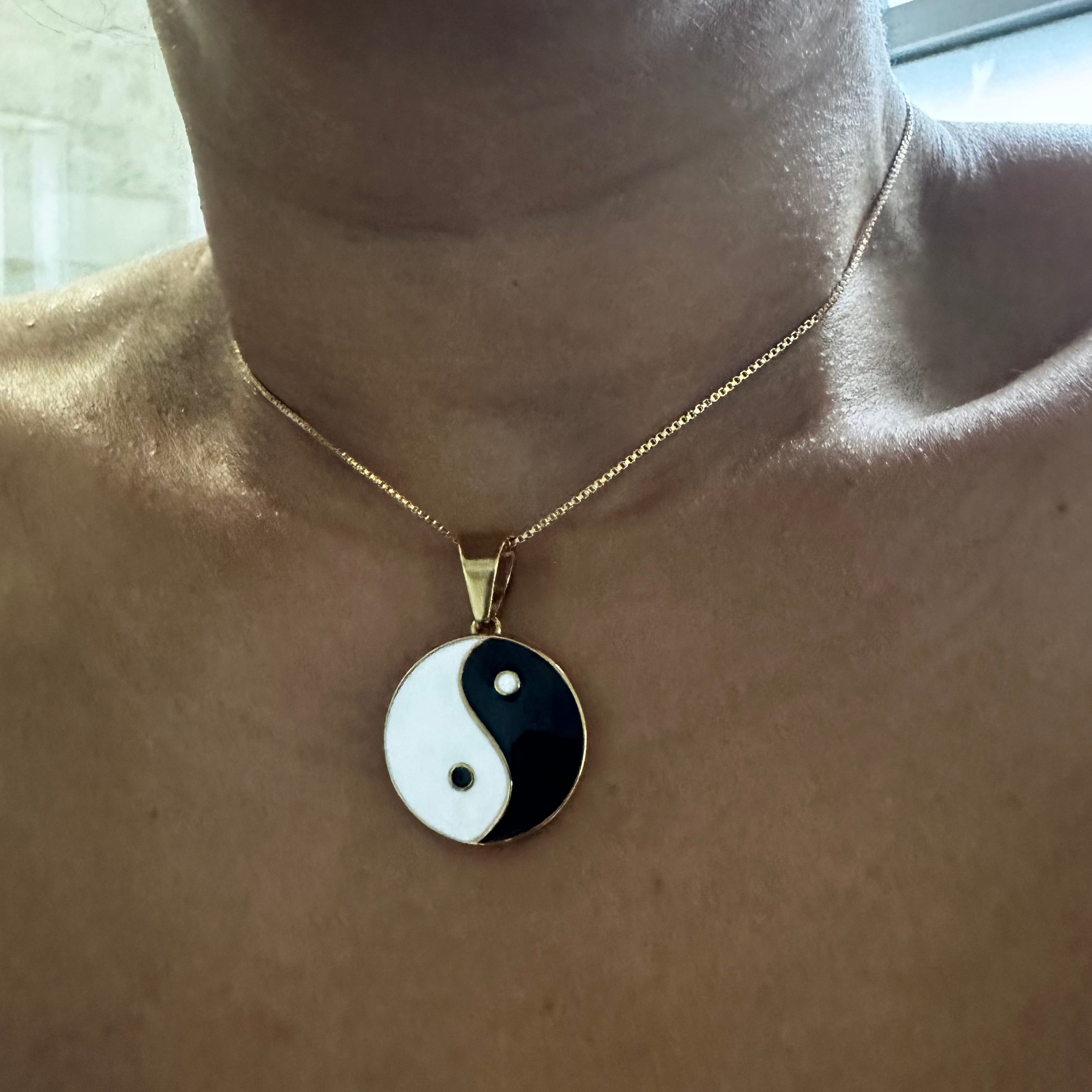 Oversized Yin Yang Necklace