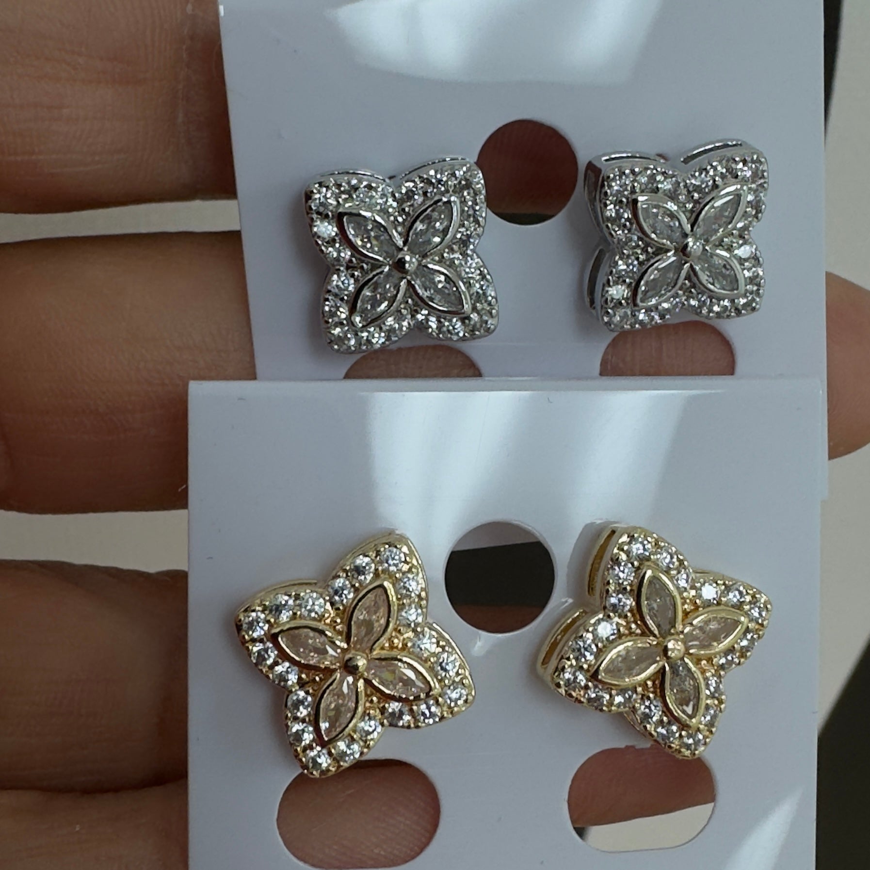 Ice Flower Studs