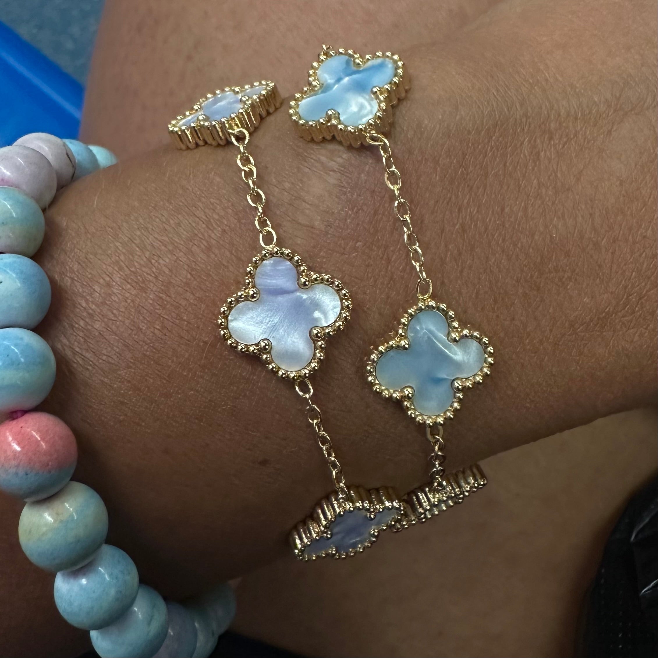 Pastel Clover Bracelet