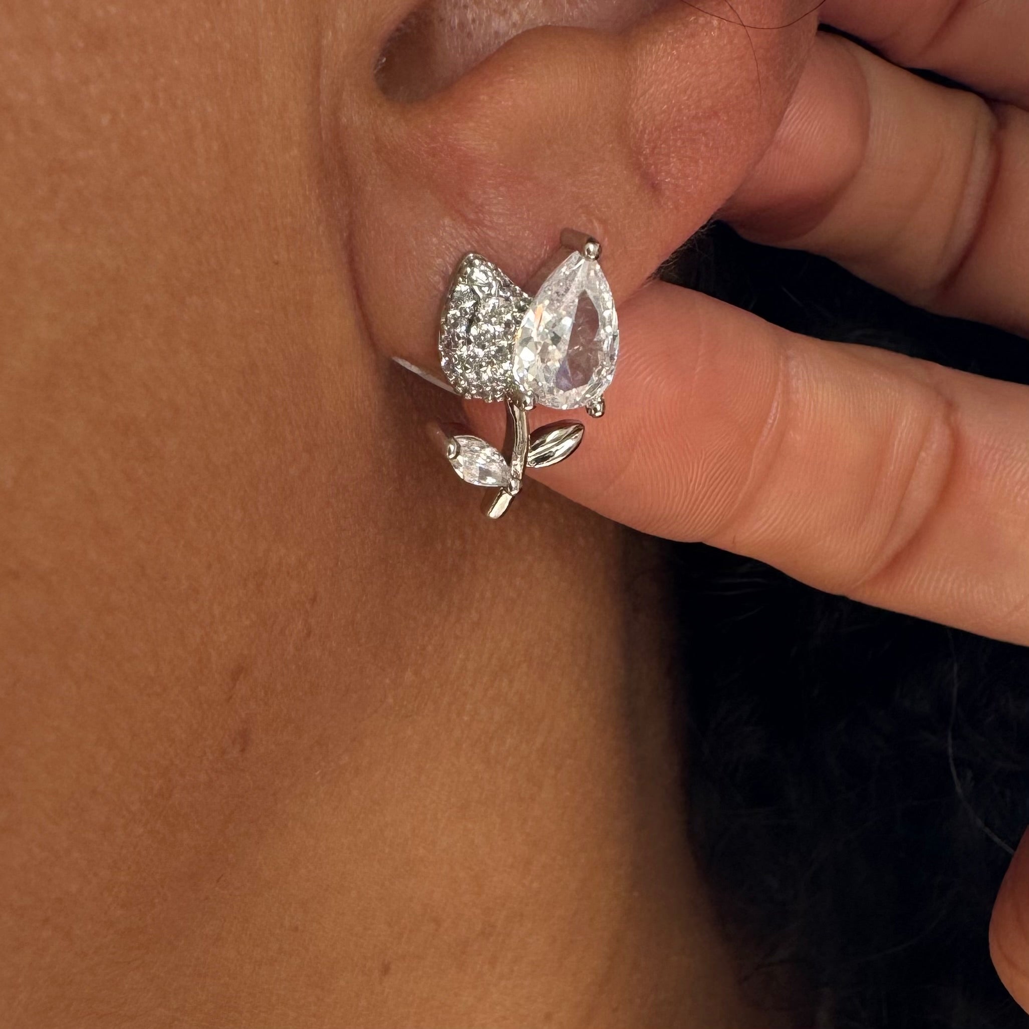 Rose Petal Studs