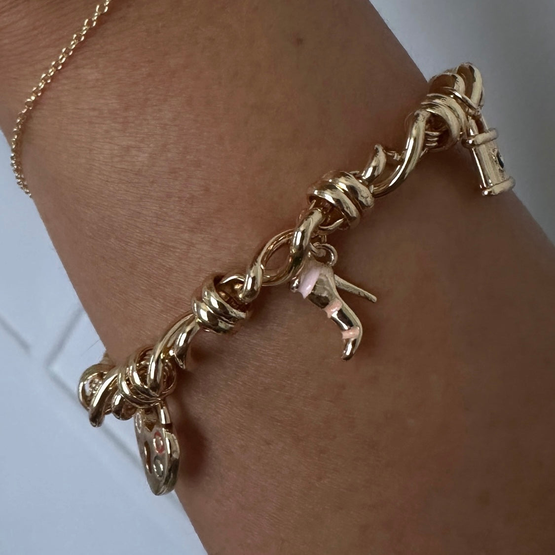 Infinity Link Charm Bracelet