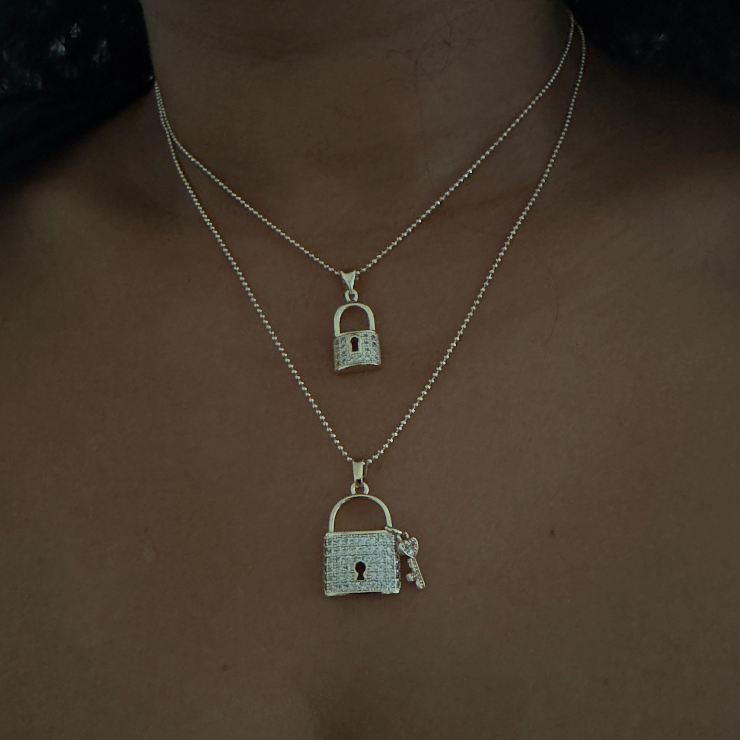 Locked In Pendant Necklace