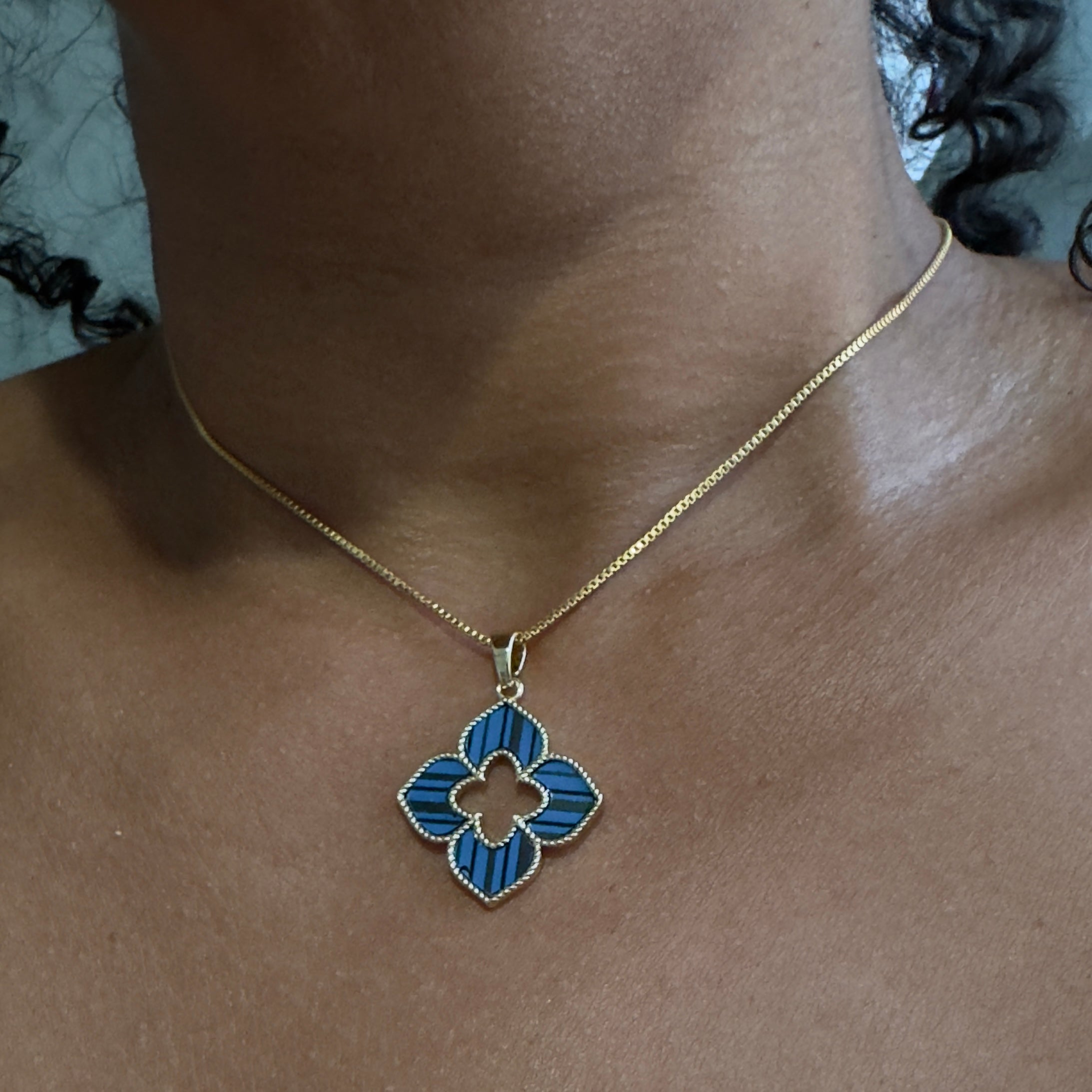 Bloom Monogram Pendant