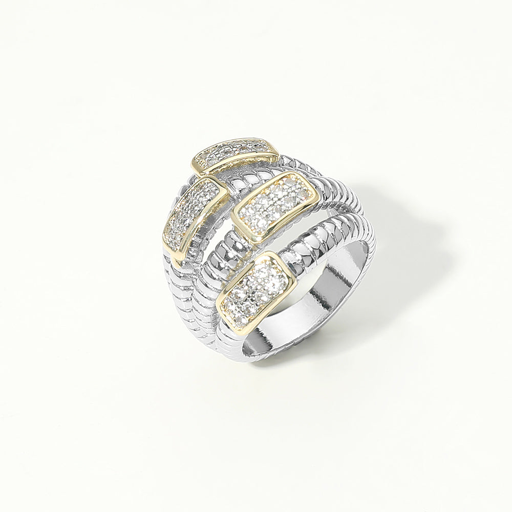 4 Tier CZ ring