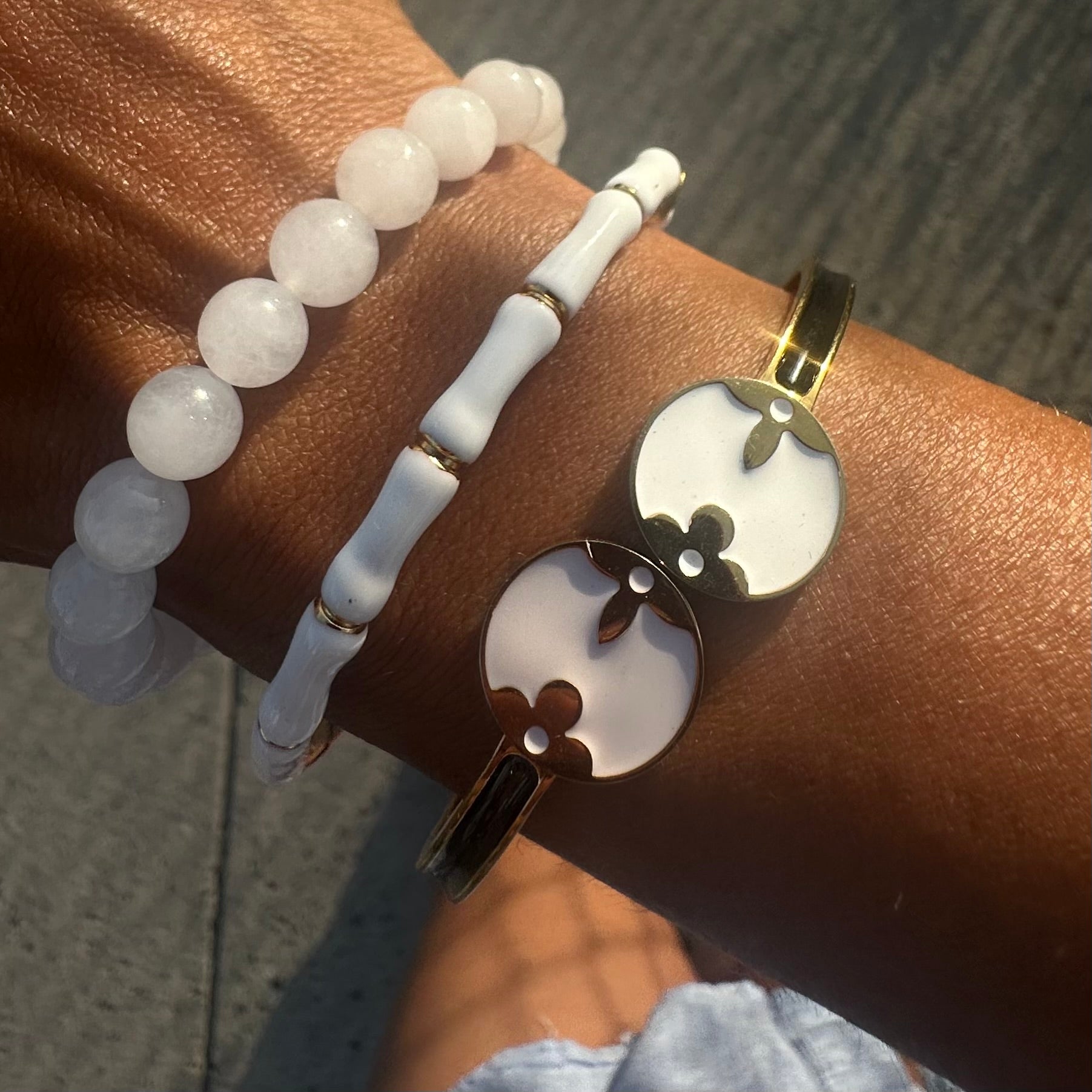 Monogram Bead Flower Set