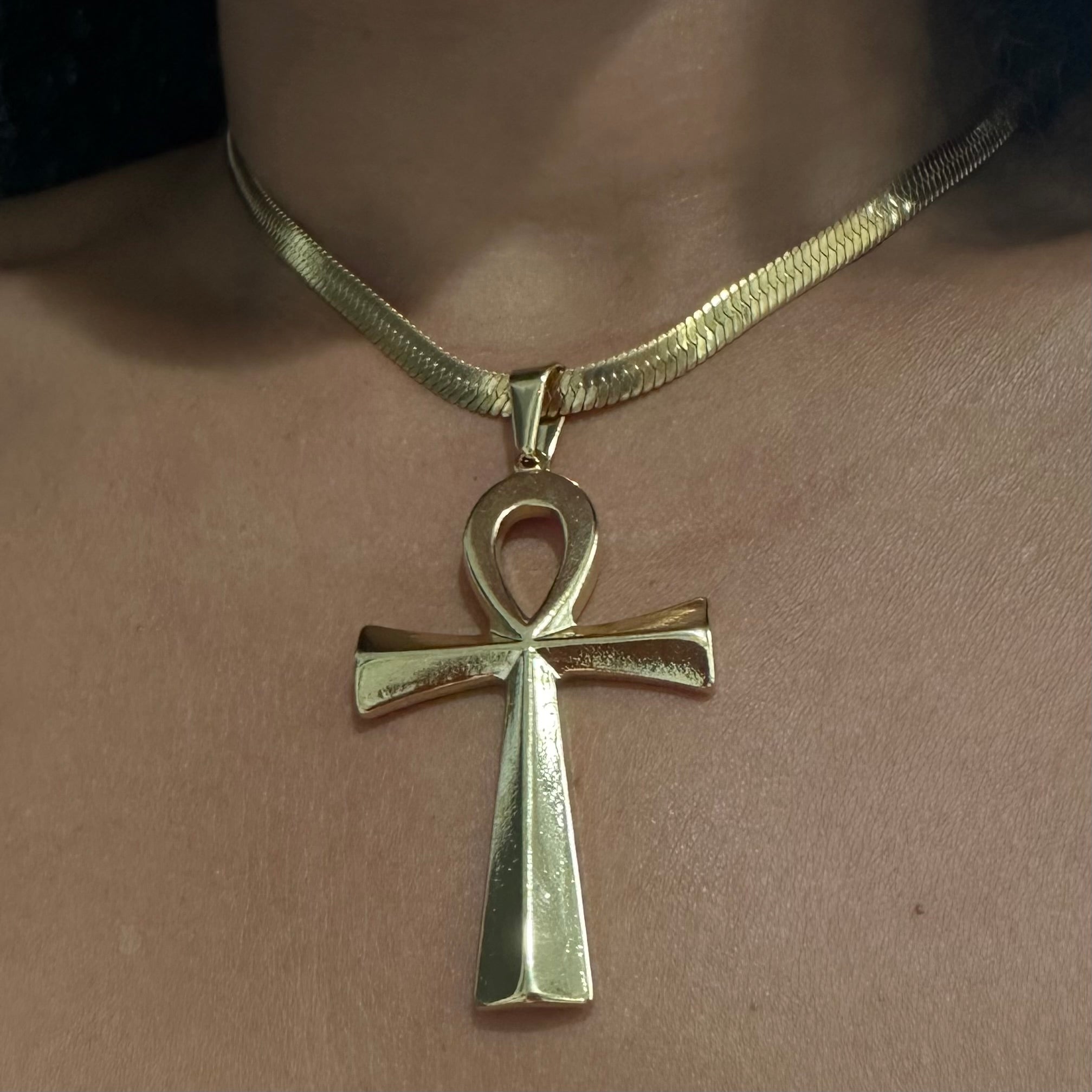 Oversized Ankh Necklace