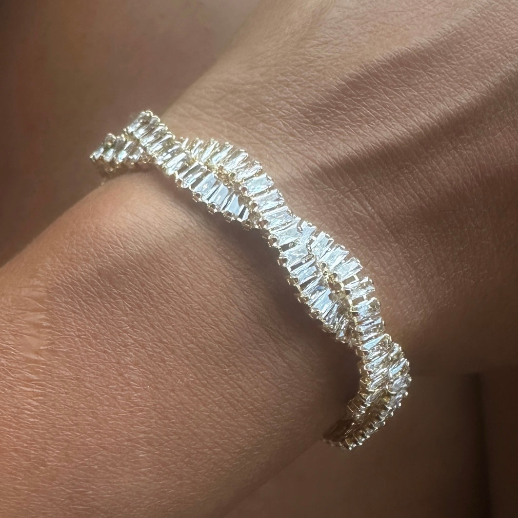 Twisted Baguette Bracelet