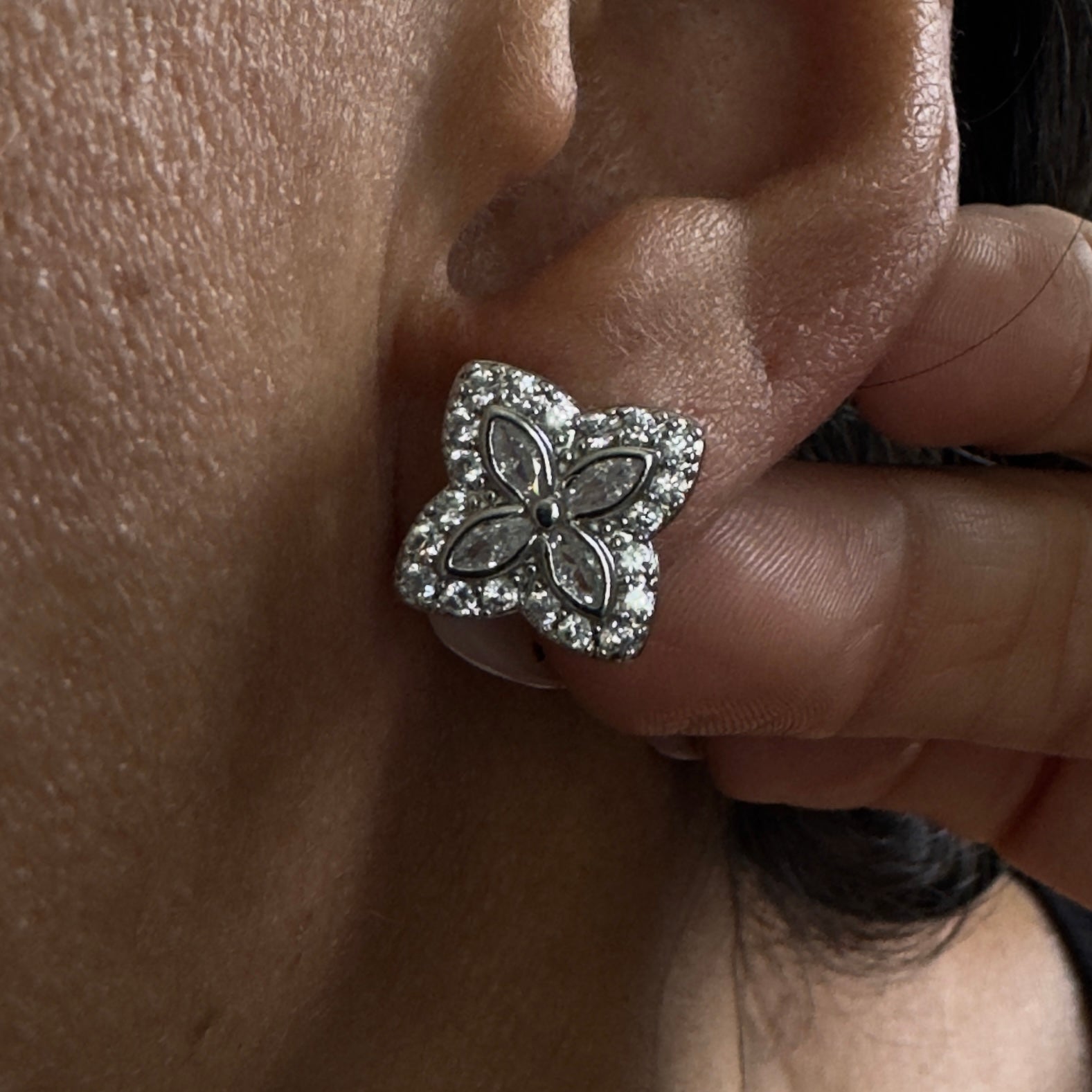 Ice Flower Studs