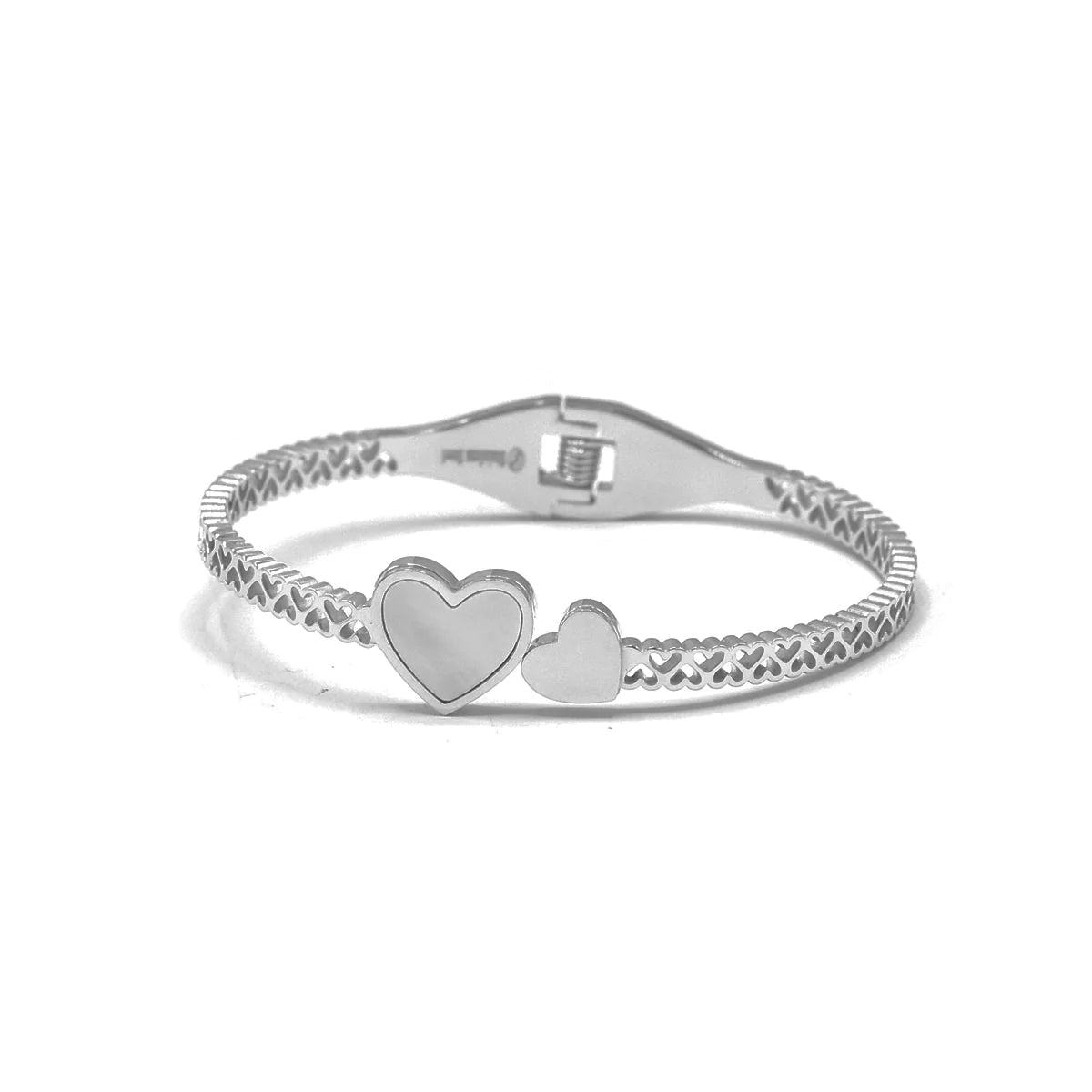 Mother of Pearl Heart Bangle