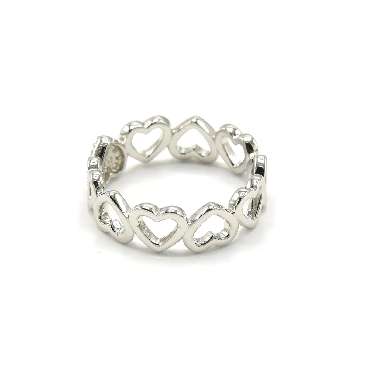 Dainty Heart Connection Ring