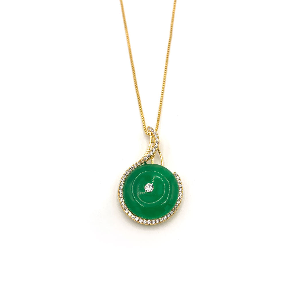 Swirl Jade Happiness Pendant